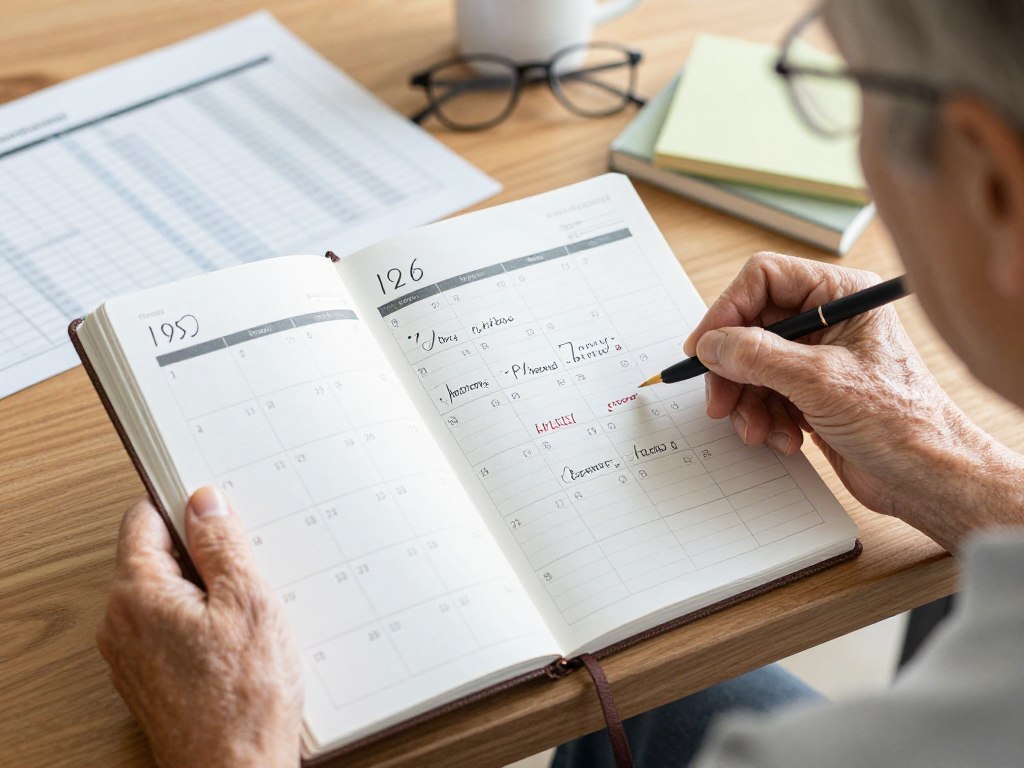 Retiree balancing their side hustle with retirement lifestyle