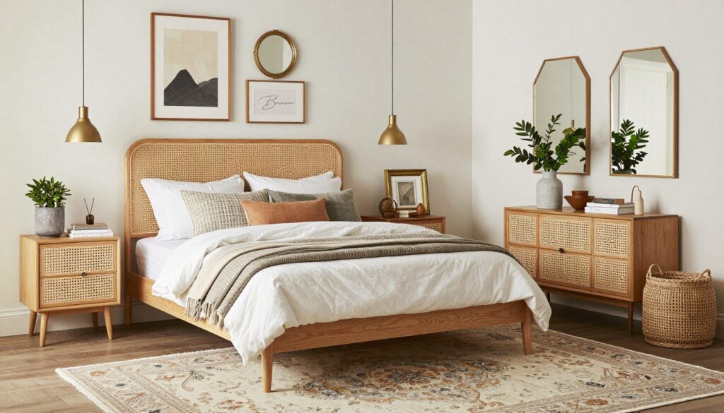 Complete Anthropologie inspired bedroom with all key elements