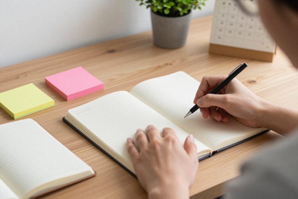 Person implementing practical gratitude exercises in daily life, showing how gratitude builds hope