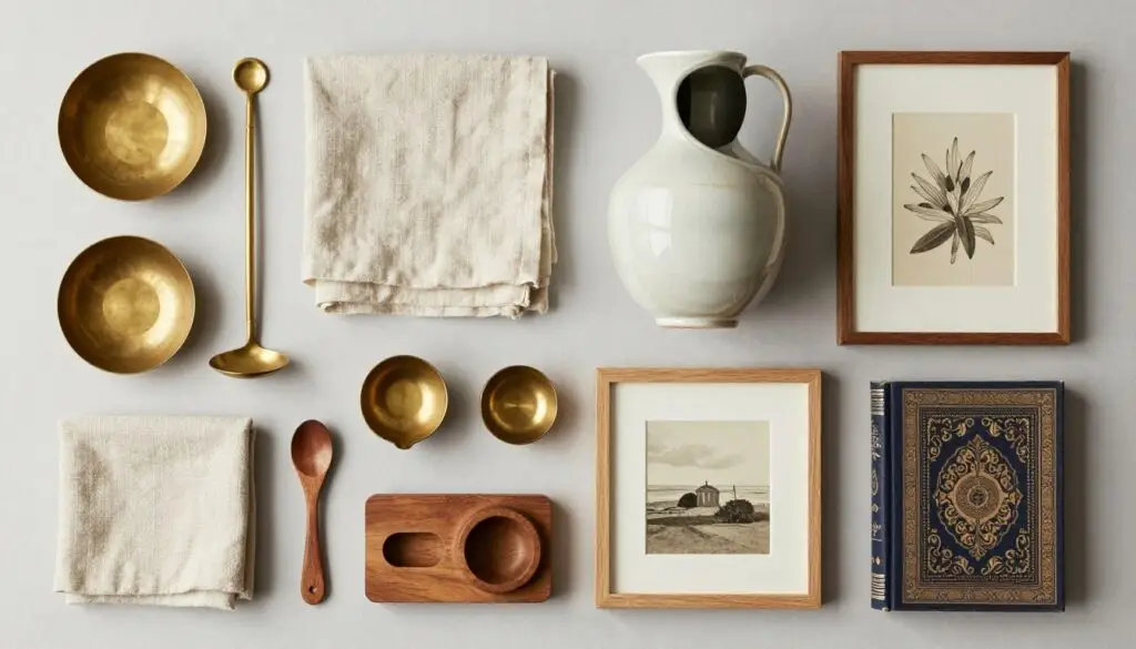Curated collection of home decor items perfect for collected aesthetic