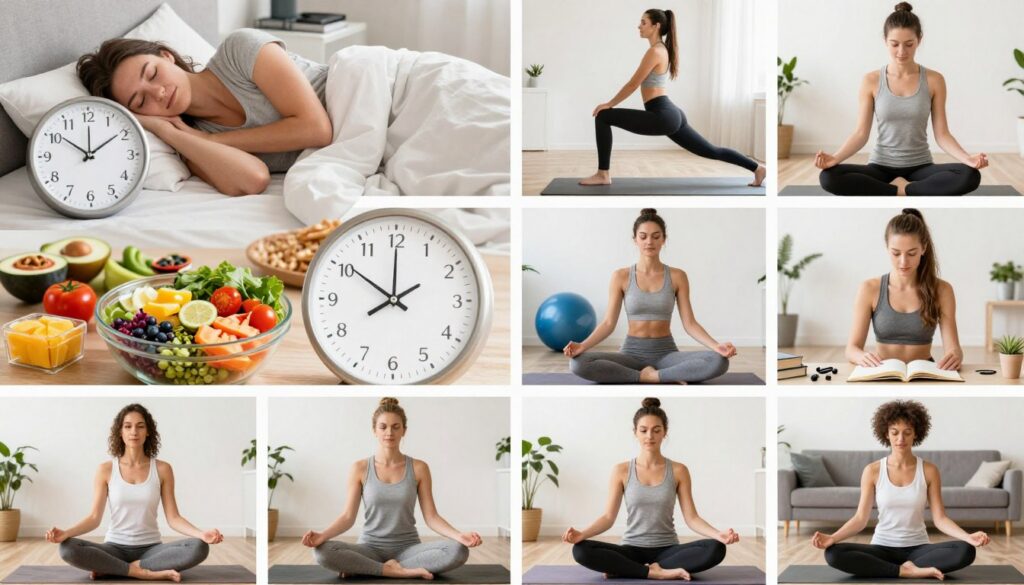 Person implementing multiple brain boosting habits in daily life