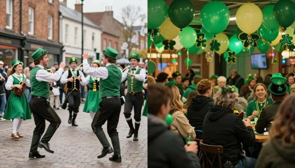 Authentic Irish cultural celebration versus commercial aspects